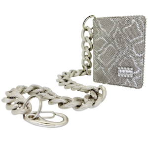Chain Wallet / Chrome Snake-Silver