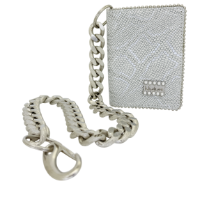 Chain Wallet / Chrome Snake White-Silver