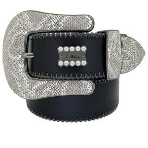 The Amir- Black/ Chrome Snake