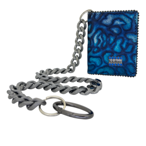 Chain Wallet - Blue Rain Cloud/ Capri