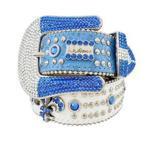 Fleur Blue - White / Sapphire