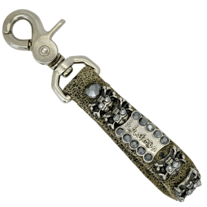 Keychain full Skull Khaki/ JetHem