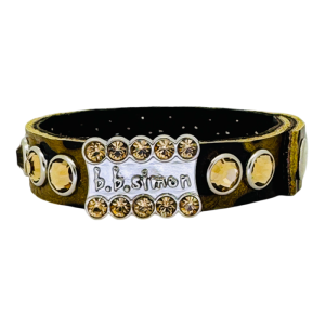 Thin Cuff Brown Panther - Colorado/Silver