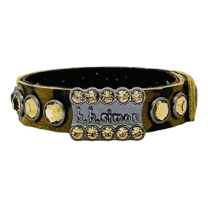 Thin Cuff Brown Panther - Colorado/Black