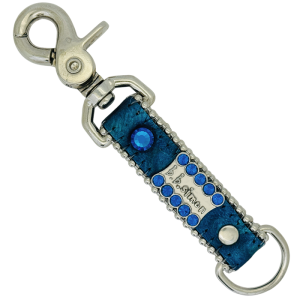 Keychain - Blue Panther/ Capri Blue / Silver