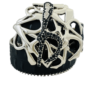 Silver Chaos Crystal 'b'- Jet