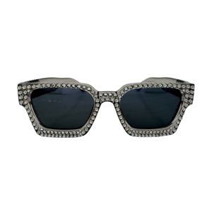 BB Square Crystal Sunglasses - Smoked / B.D.