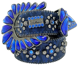Petals Blue Wave - Sapphire / Black