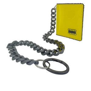 Chain Wallet - Glossy Yellow