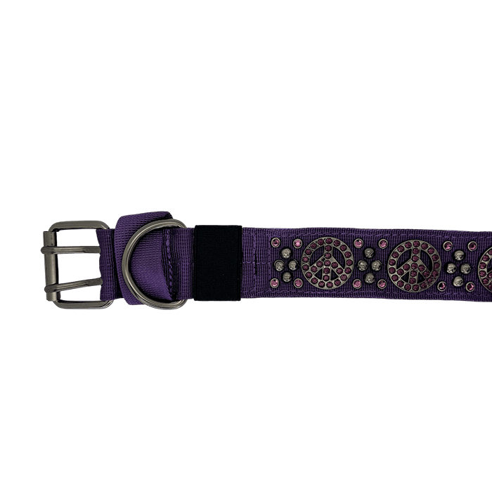 Pet Collar - Peace / Amethyst - Image 3