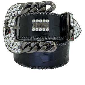 Brooklyn - Shiny Black Embossed /JetHem