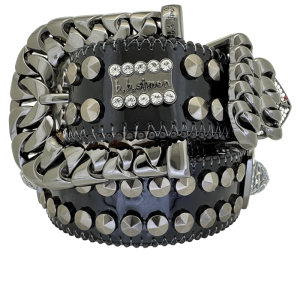 Cuban Chain Big Crystal / Black