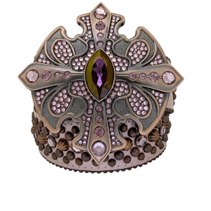 Cross Patonce / Pink Lemonade - Amethyst / Copper