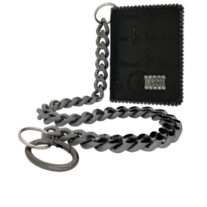 Chain Wallet - bb Pattern Black /JetHem