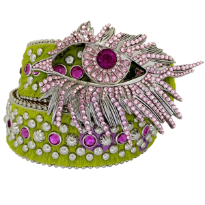 Sentinel Eye Trojan - Acid Wash Pony hair / Fuchsia