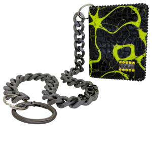 Chain Wallet - Electric Slime Yellow