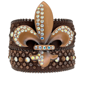 Fleurs De Lis -  AB / Brown