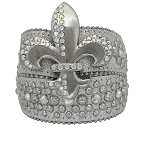 Fleurs De Lis - AB / Silver