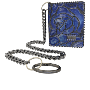 Chain Wallet - Blue Tree / Tanzanite