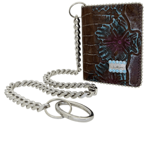 Chain Wallet - Clara / Aquamarine