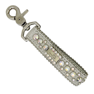 Keychain -Crystal ‘b’ Logo/AB-Silver