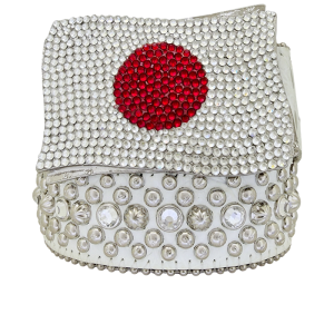 Japan Flag Crystal