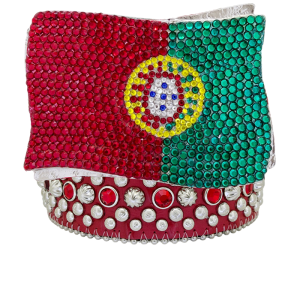 Portugal Flag Crystal