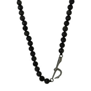 Necklaces Single “b” /Jet / Black