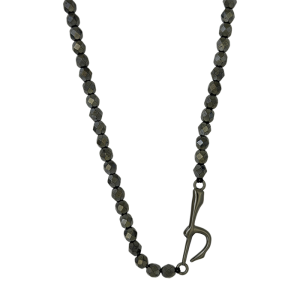 Necklaces Single “b” /Hematite / Black